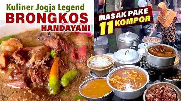Brongkos Handayani: Legenda Kuliner Yang Masih Eksis Di Yogyakarta