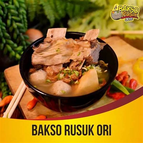 Bakso Rusuk Joss: Kuah Gurih Tulang Dan Kreasi Bakso Serba ‘wow’, Tempat Makan Paling Viral!