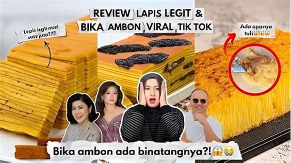 Viral! Food Vlogger Terkenal Terlibat Kontroversi Bika Ambon, Netizen Terbelah Dua!